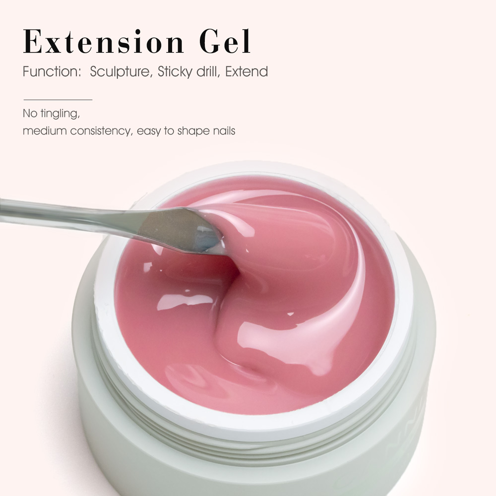 Nail Extension Form - CANNI 28g TPOフリー クリームエクステンションジェル ホワイトクリア フレンチネイルアート