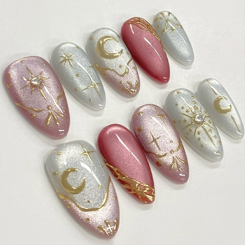 24個入り ゴールドスターライトスティック ネイルアート グ - Nail Art Gliter のレビューと価格