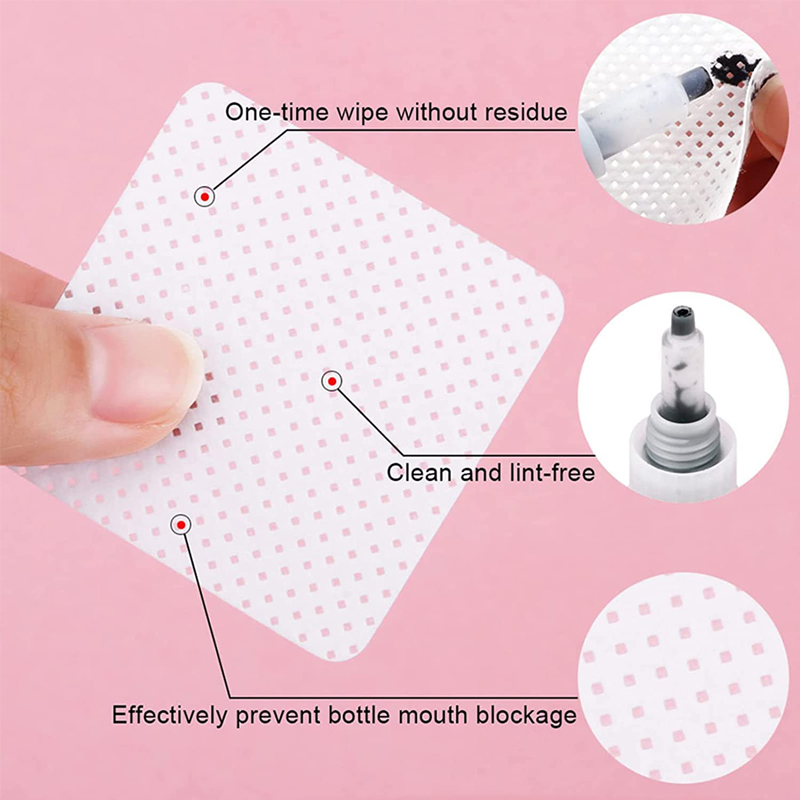 1000枚入り コットン製 ネイルポリッシュリムーバー ナプ - Nail Art Pink のレビューと価格