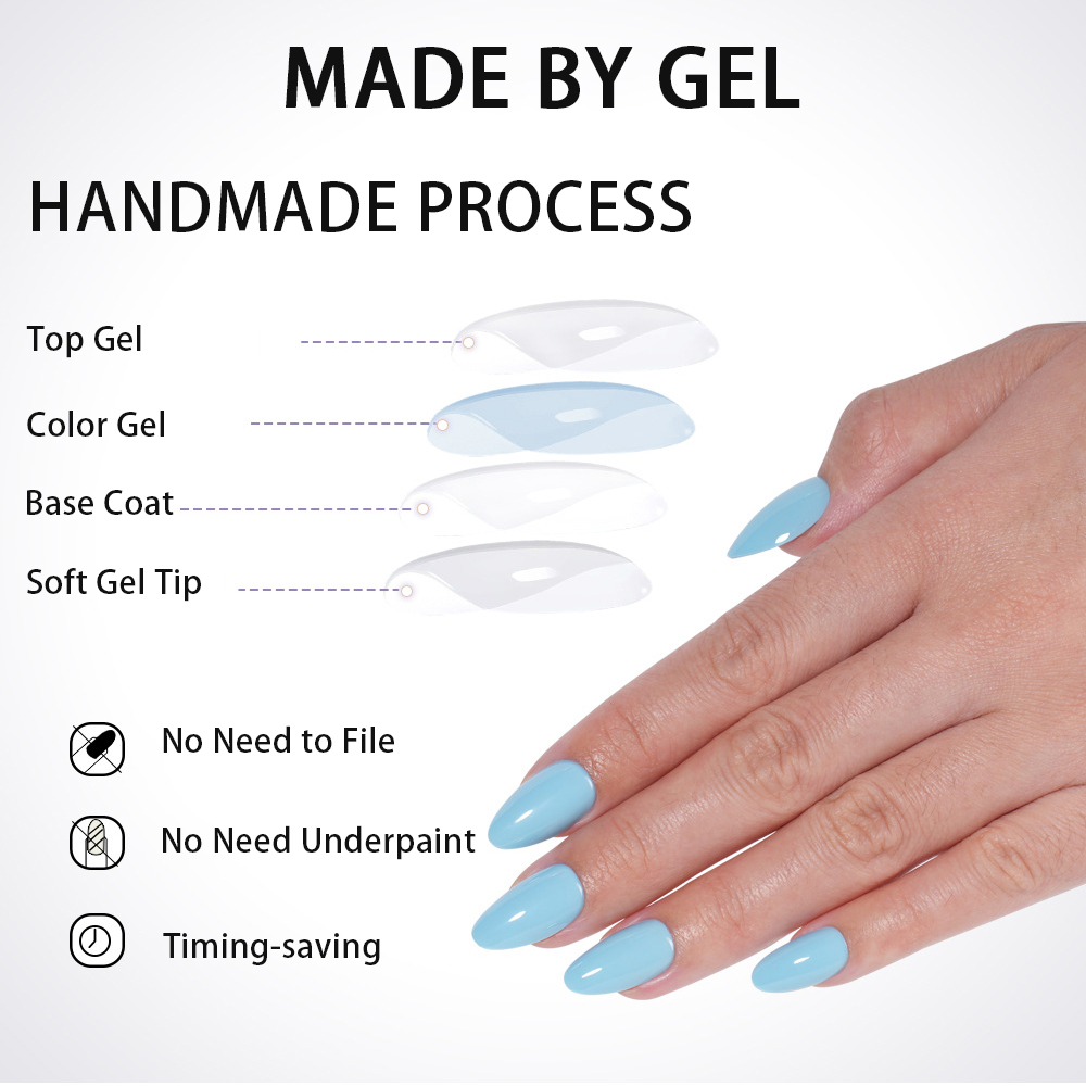 VITAGWX 32 個プレスオンネイルアーモンドネイルチッ - Nail Art Gliter のレビューと価格