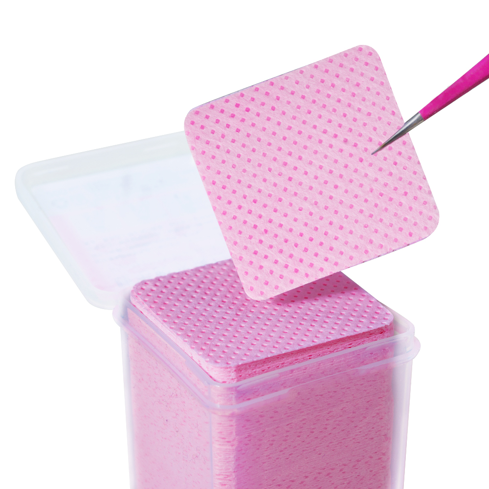 200枚入り ピンクの糸くずの出ないネイルポリッシュリムーバ - Nail Art Pink のレビューと価格
