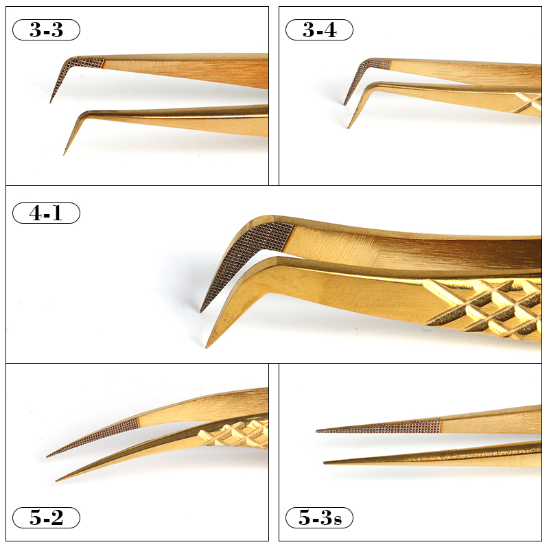 ステンレス鋼のストレートと湾曲したピンセット,ファイバーチッ - Nail Extension Form のレビューと価格
