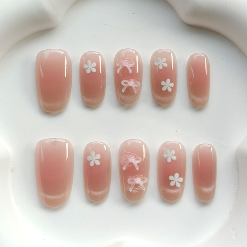 10個入り ティーンガールファッション キュートなピンクパー - Nail Art Pink のレビューと価格