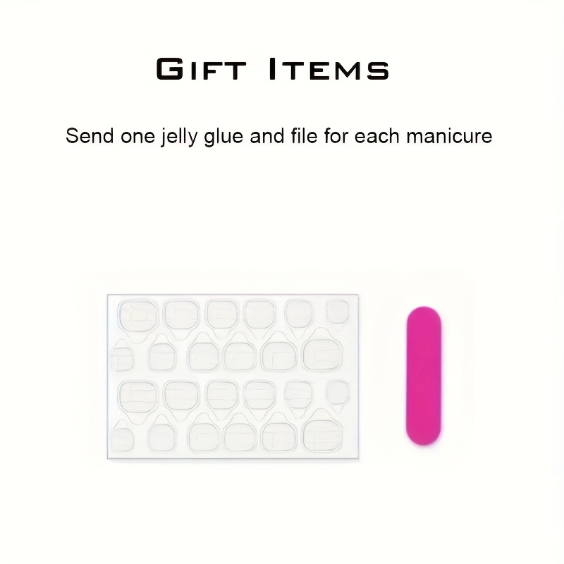 アーモンド型10枚入りプレスオンネイル、ピンクホワイトブラッ - Nail Art Pink のレビューと価格