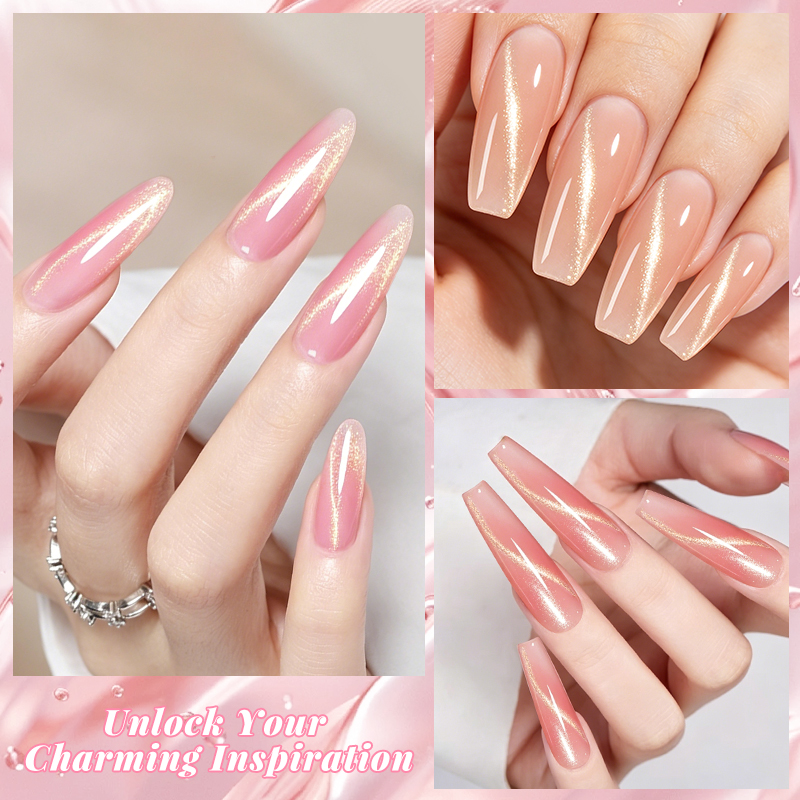 6個/セット 20ml キャッツアイ ポリネイルジェル エク - Nail Extension Form のレビューと価格